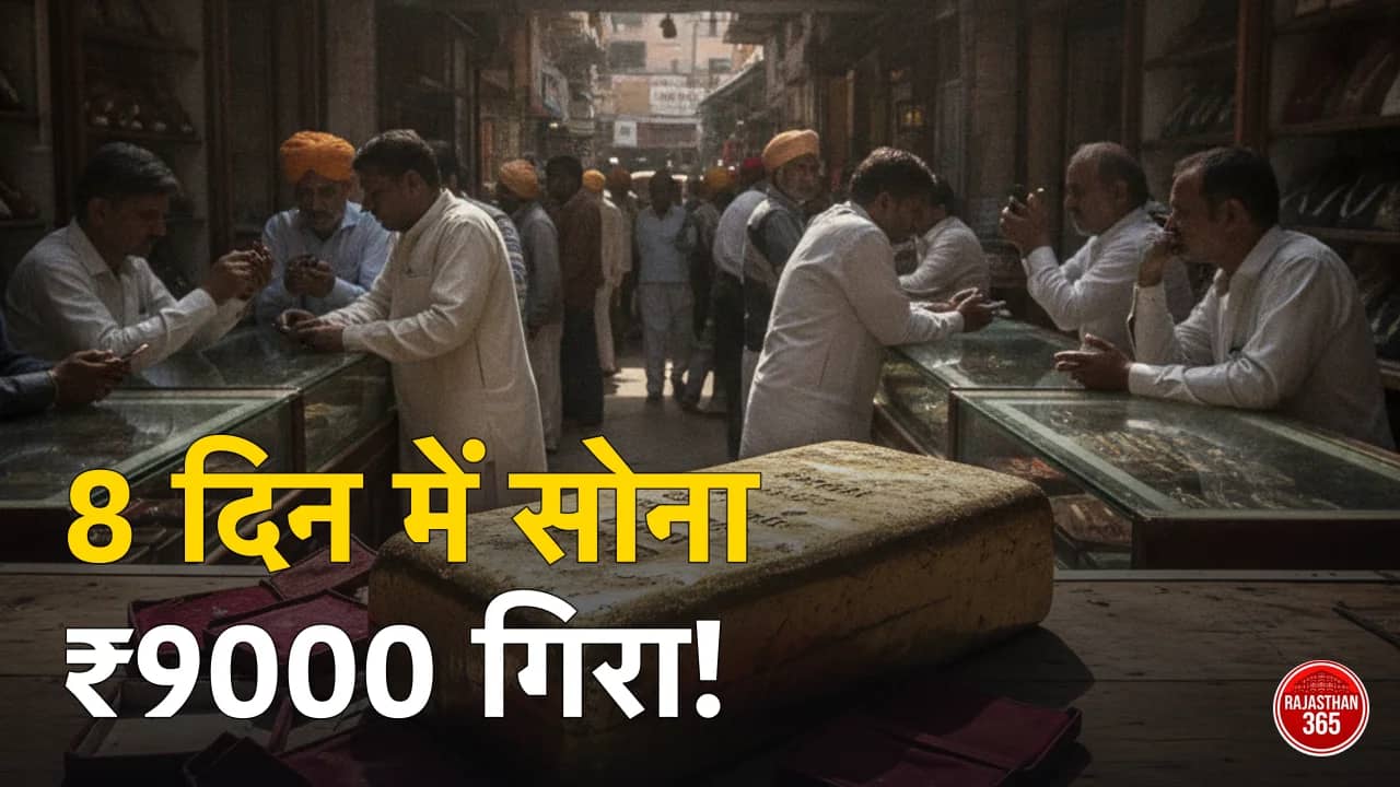 सोना 8 दिन में ₹9,000 सस्ता: क्यों गिर रहा है भाव, क्या और गिरेगा? जानें 2026 का पूरा अनुमान